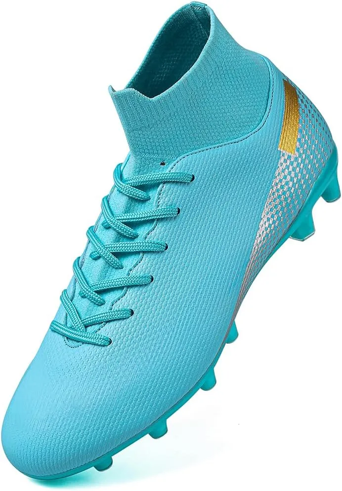 Kids Soccer Cleats Boys Girls Football Shoes Athletic Anti-Slip Outdoor/Indoor Sports Shoes