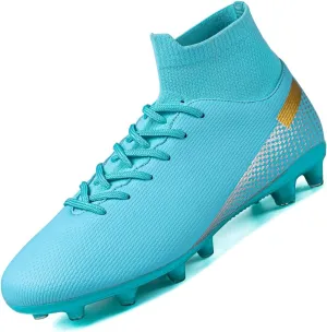 Kids Soccer Cleats Boys Girls Football Shoes Athletic Anti-Slip Outdoor/Indoor Sports Shoes