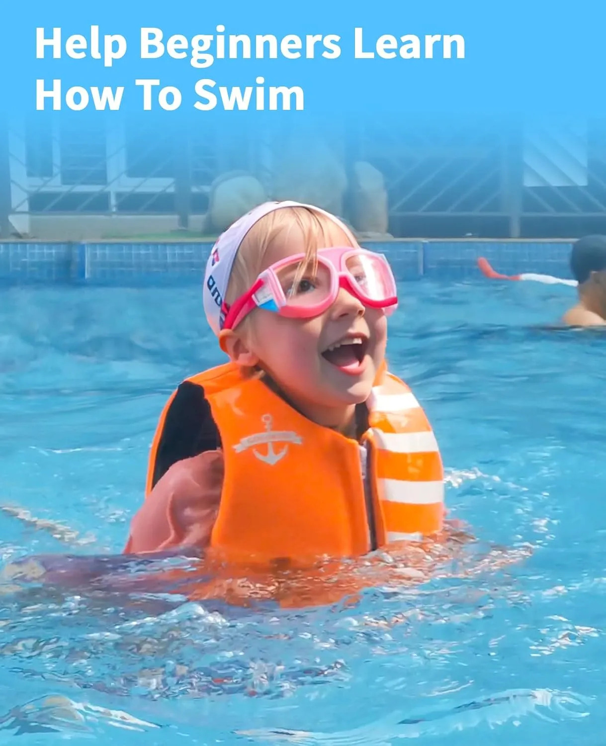 Kids Swim Vest, Toddler Float Jacket for Boys & Girls, Buoyancy Floaties with Adjustable Safety Straps, Trainer Vest for Pool & Water Sports, 22-60 lbs/2-9 Years