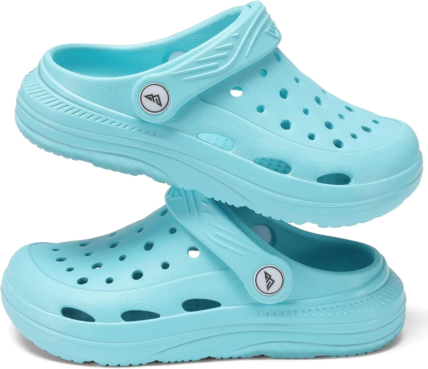 Kids Tie Dye Garden Clogs for Boys Girls | Lightweight Slip-On Water Shoes with Arch Support