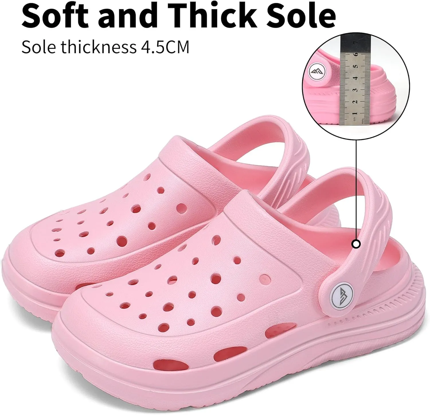 Kids Tie Dye Garden Clogs for Boys Girls | Lightweight Slip-On Water Shoes with Arch Support