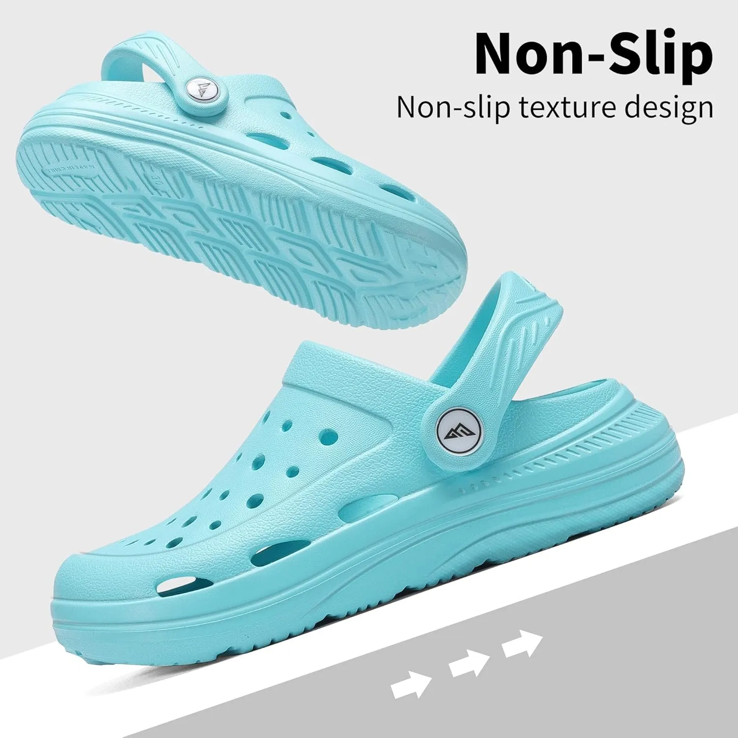 Kids Tie Dye Garden Clogs for Boys Girls | Lightweight Slip-On Water Shoes with Arch Support