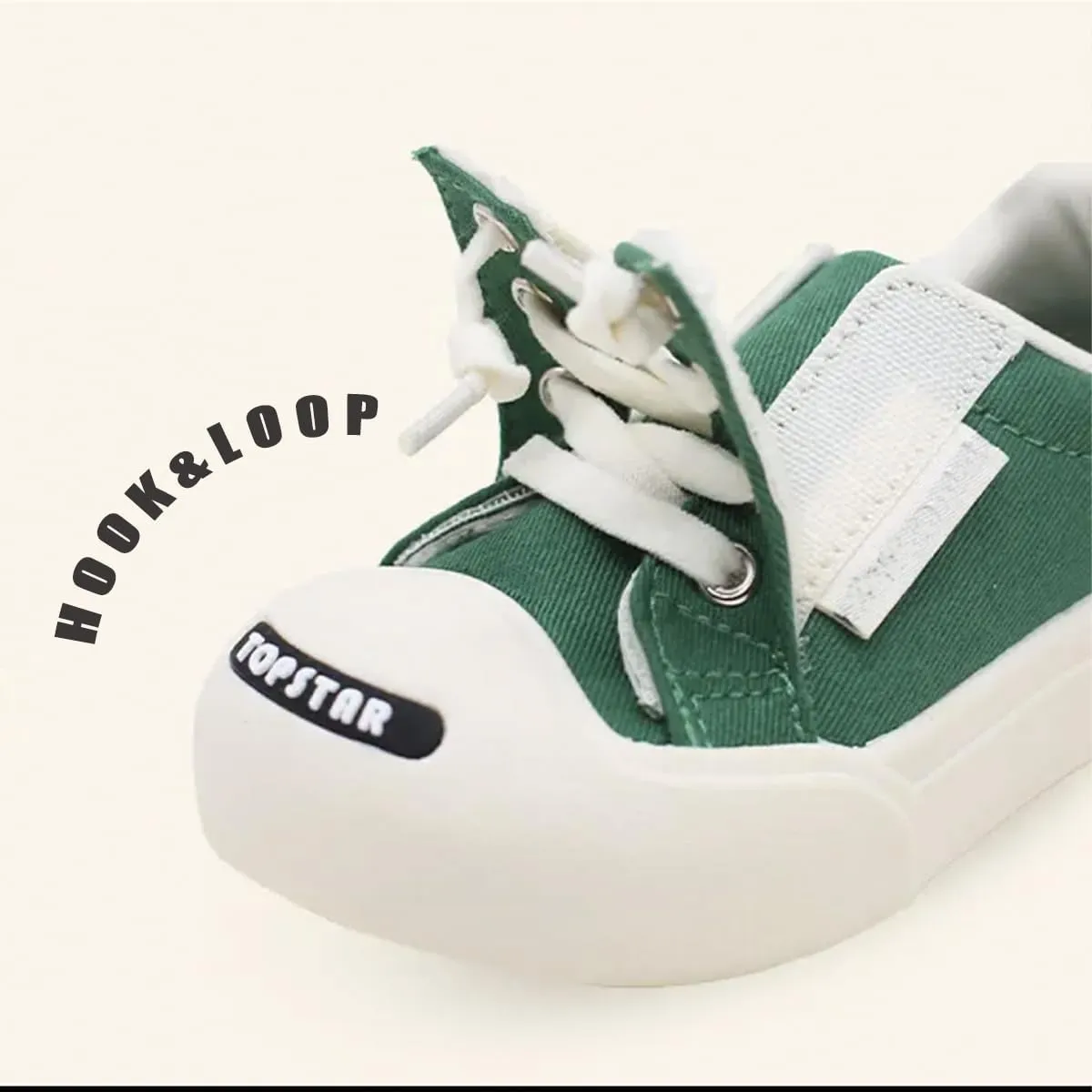 Kids Wide Toe Box Canvas Shoes Low Top Classic Canvas Sneakers Toddler Lace-up Fashion Casual Shoes for Boys and Girls