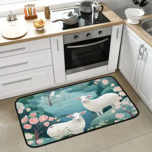 Kitchen Mats for Floor 39"x20" Valley Lamb Kitchen Mat Non Slip Runner Rug Washable Area Rug Indoor Decor