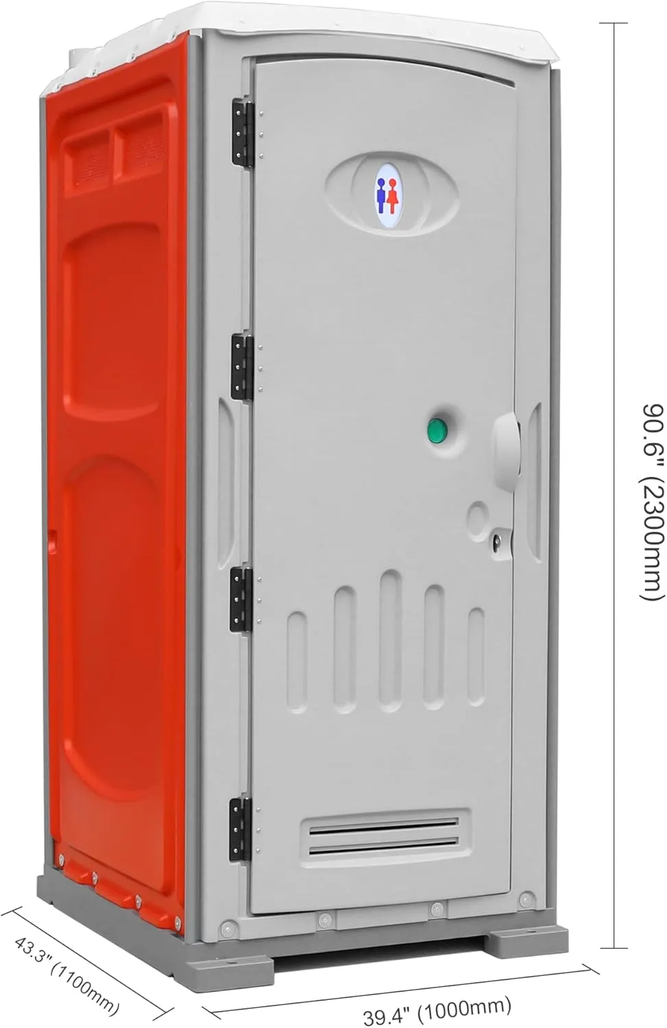 KM Legend Portable Toilet, Outdoor Portable Restroom, Mobile Toilet with Flushing System and Wash Basin for Concerts, Conventions, Construction Sites, Outdoor Public Events, Sporting Events