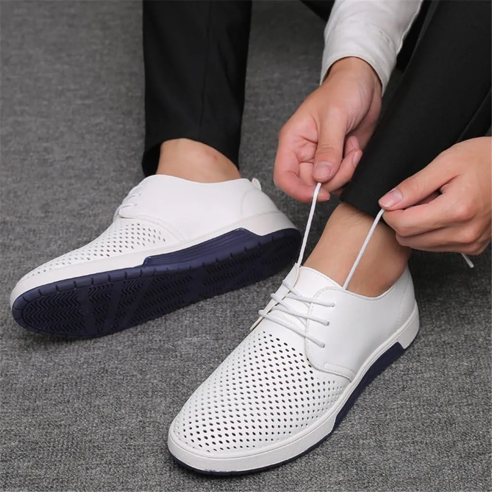 konhill Men's Casual Oxford Shoes - Breathable Dress Shoes Loafers Lace-up Flat Sneakers