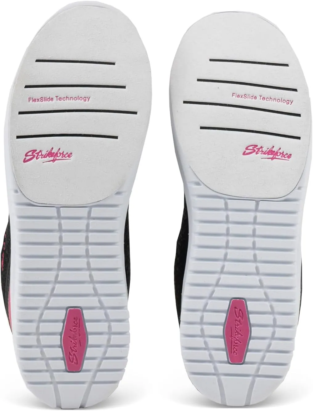 KR Strikeforce The Glitz Black/Magenta Women's Right or Left Handed Bowling Shoe