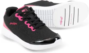 KR Strikeforce The Glitz Black/Magenta Women's Right or Left Handed Bowling Shoe
