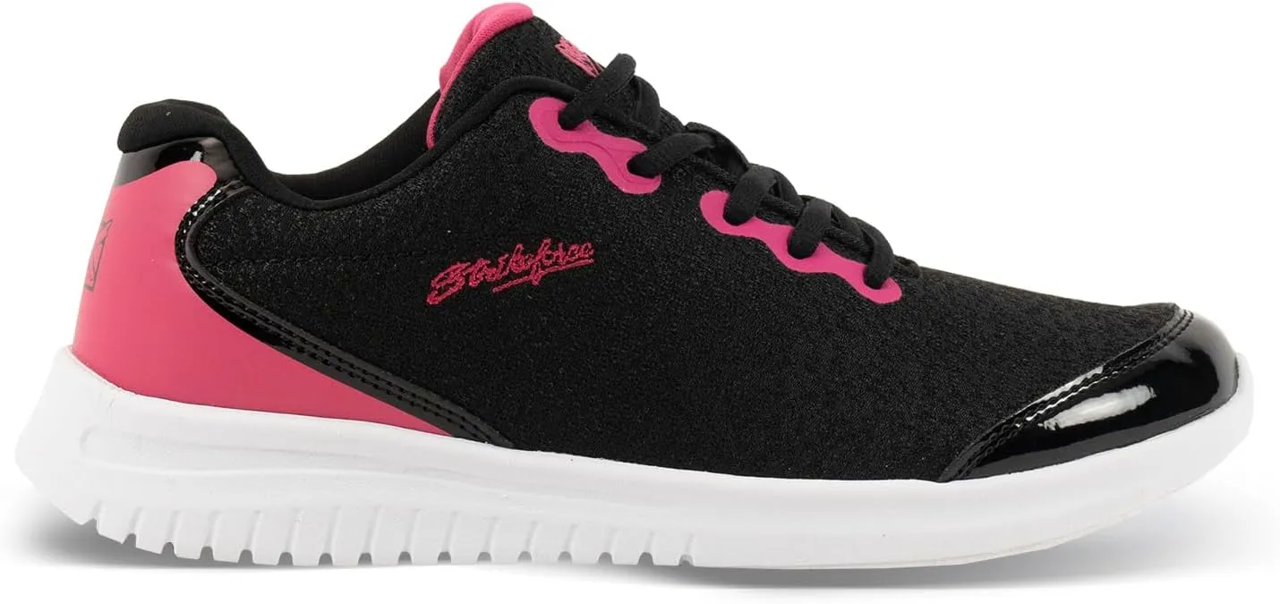 KR Strikeforce The Glitz Black/Magenta Women's Right or Left Handed Bowling Shoe