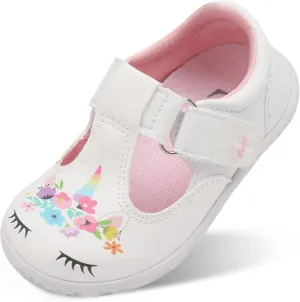 L-RUN Toddler Girls Dress Shoes Lightweight Mary Jane Shoes for Girls Anti-Slip School Shoes for Toddler Girls