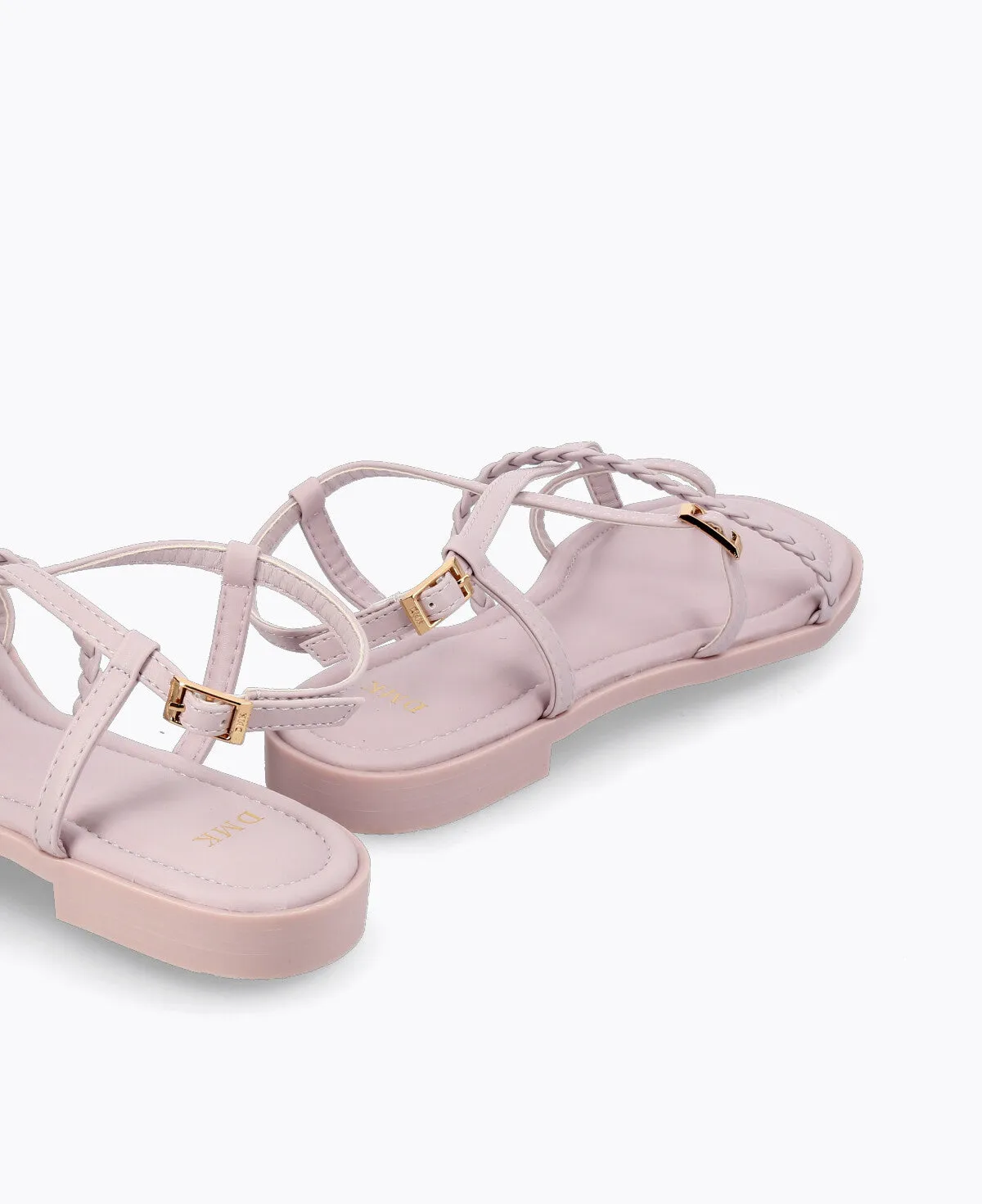 Layla Flat Sandals - Lilac