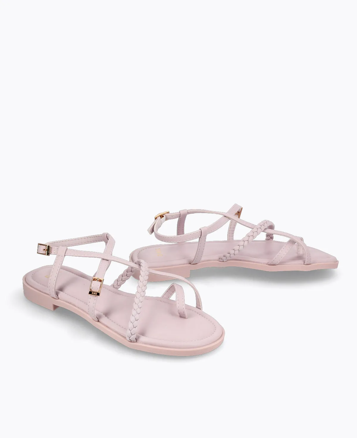 Layla Flat Sandals - Lilac