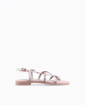 Layla Flat Sandals - Lilac