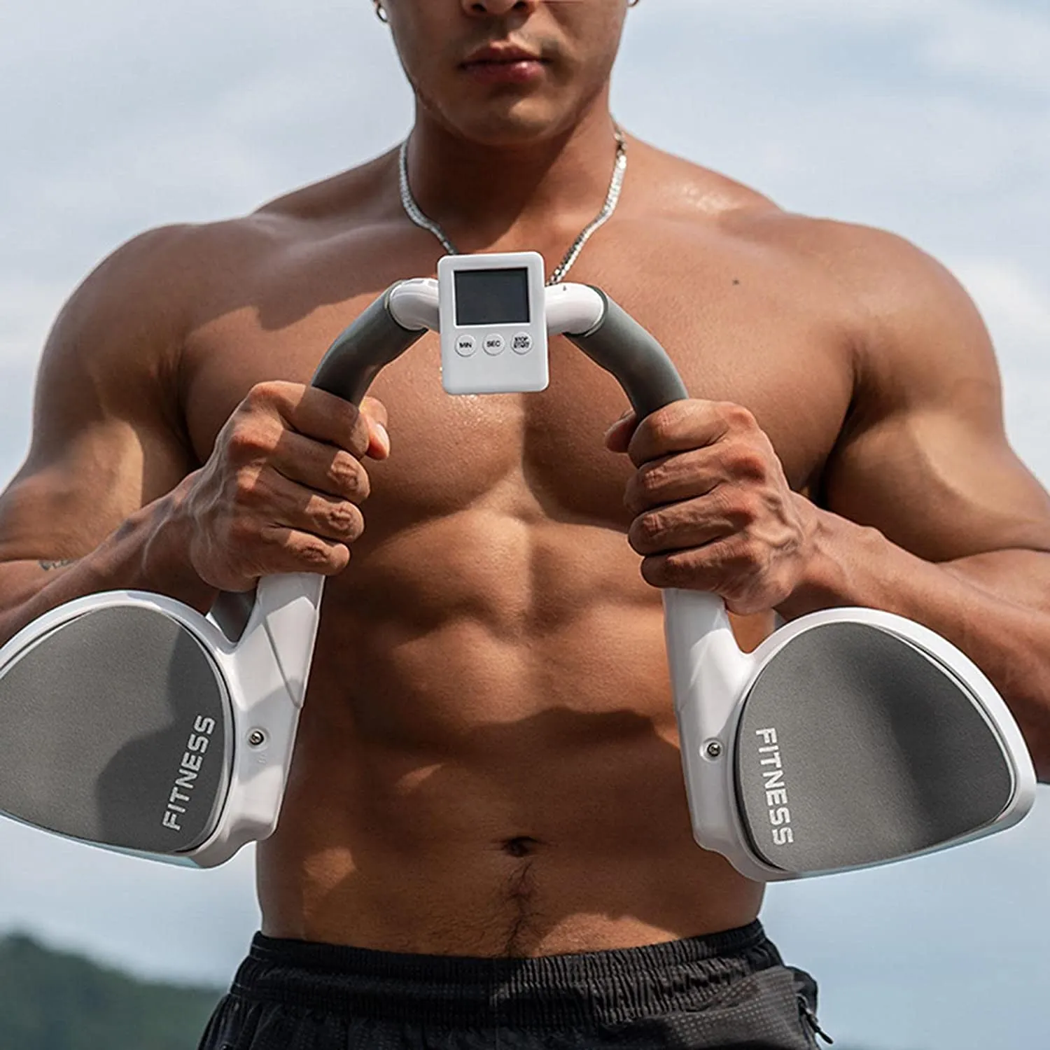 LCD Display Abdominal Muscle Training Plank Support Fitness