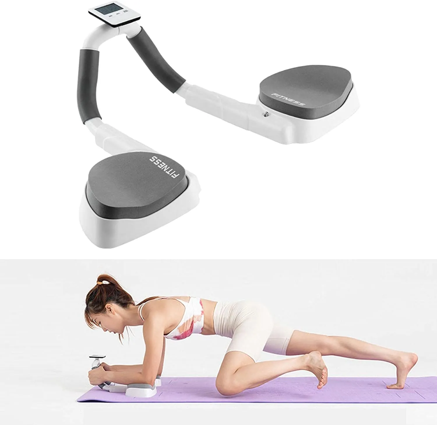 LCD Display Abdominal Muscle Training Plank Support Fitness