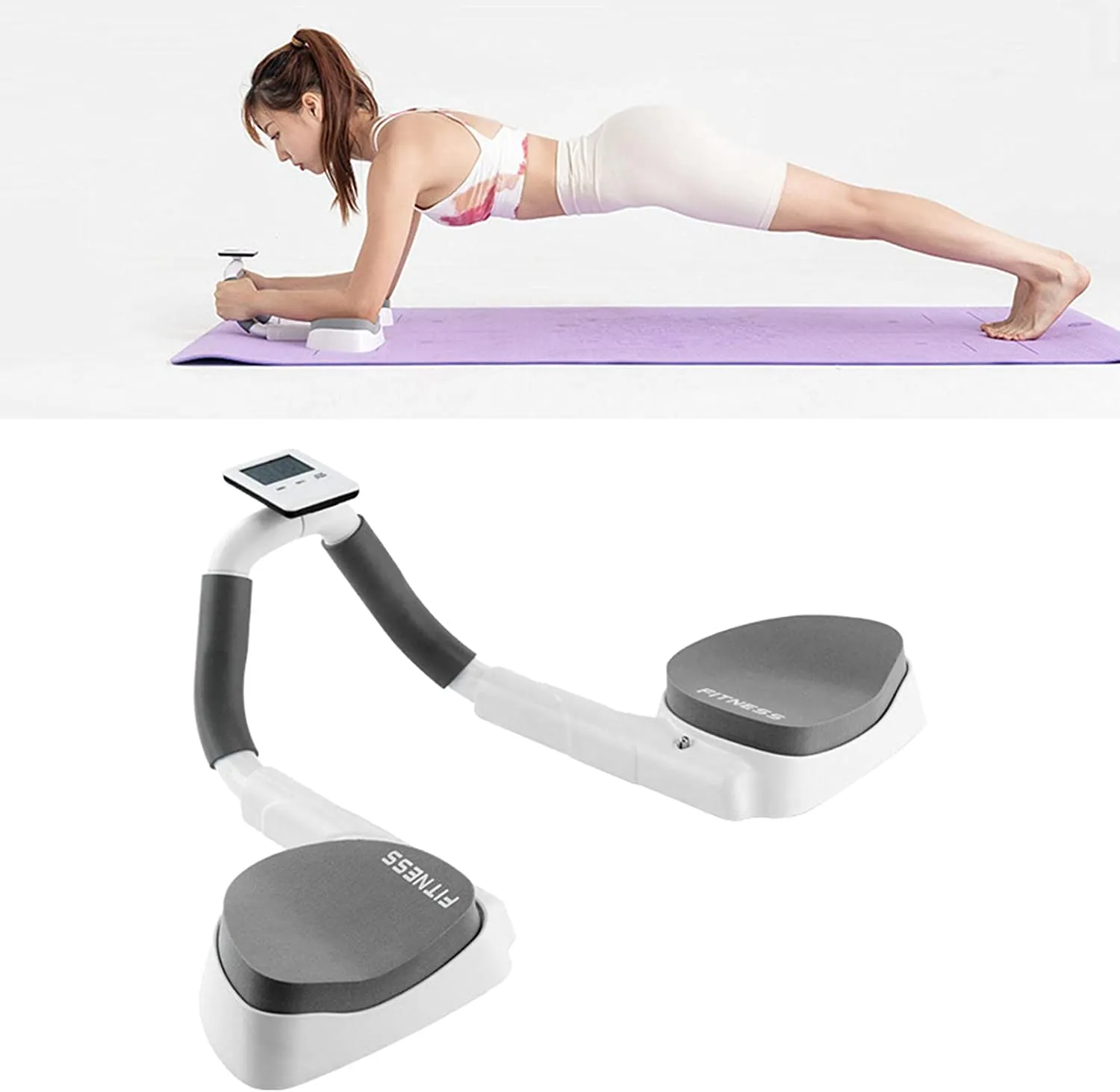 LCD Display Abdominal Muscle Training Plank Support Fitness