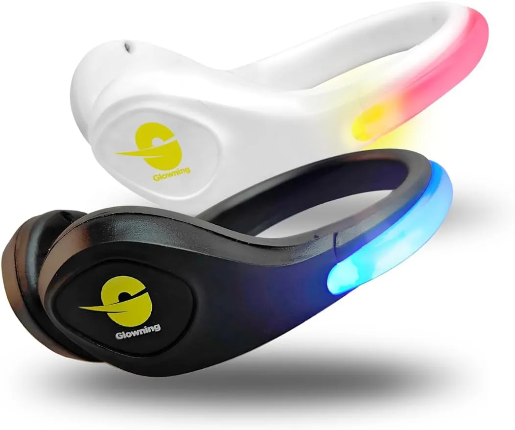 LED Shoe Lights – Ultra-Bright, Waterproof, Lightweight 1-Pair (Left and Right) of Running Shoes Lights for Night Running & Outdoor Activities – Light Up Running Gear