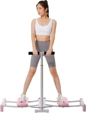Leg Trainer Ski Training Machine, Leg Pelvic Floor Muscle Trainer, 2 in 1 Ski Exercise Machine Strength Training Leg Machine for Home Gym