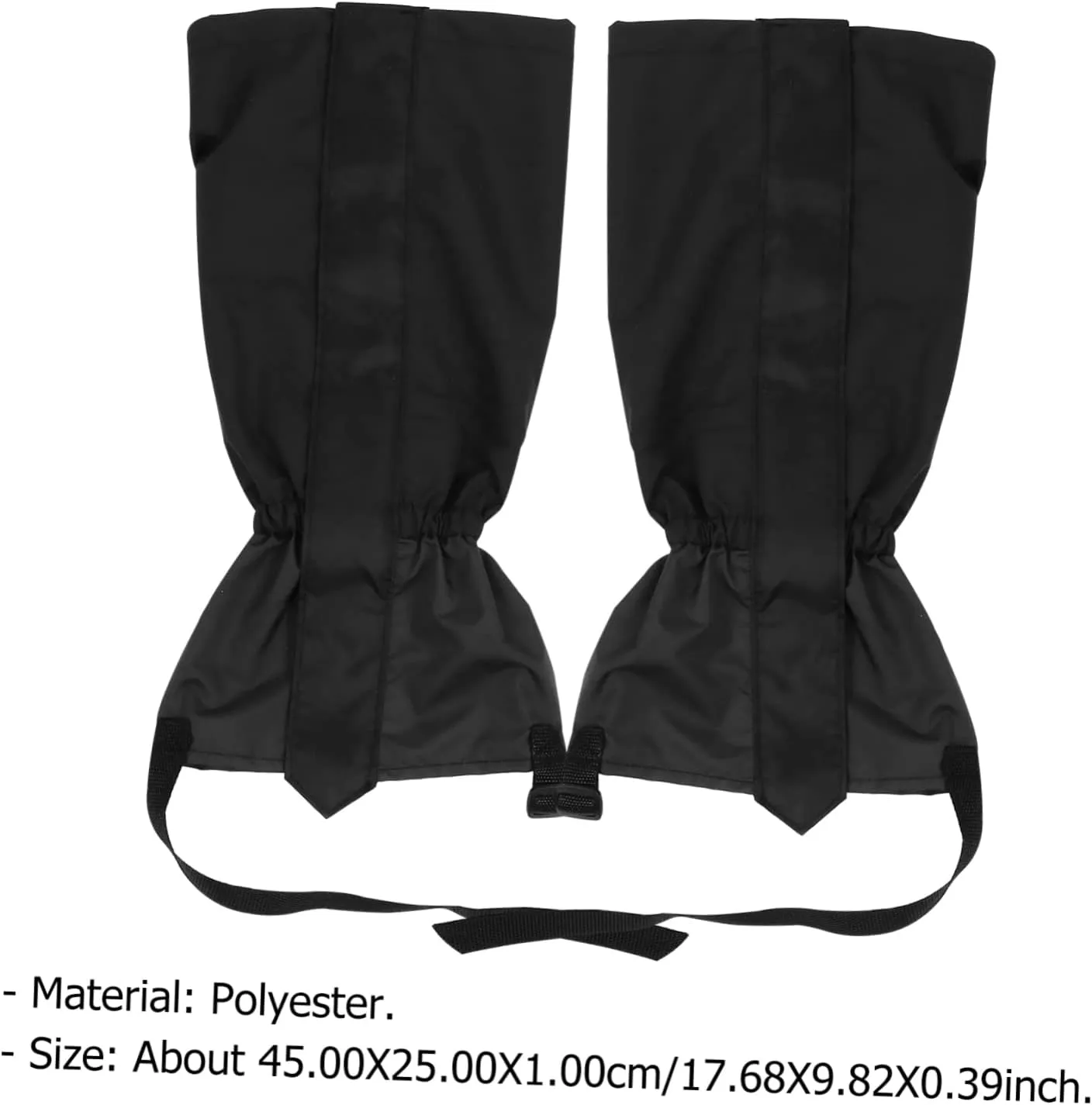 Leggings Gaiters Gaiter Mountaineering Snow Walking Leg Cover Hiking Leg Cover Polyester Black