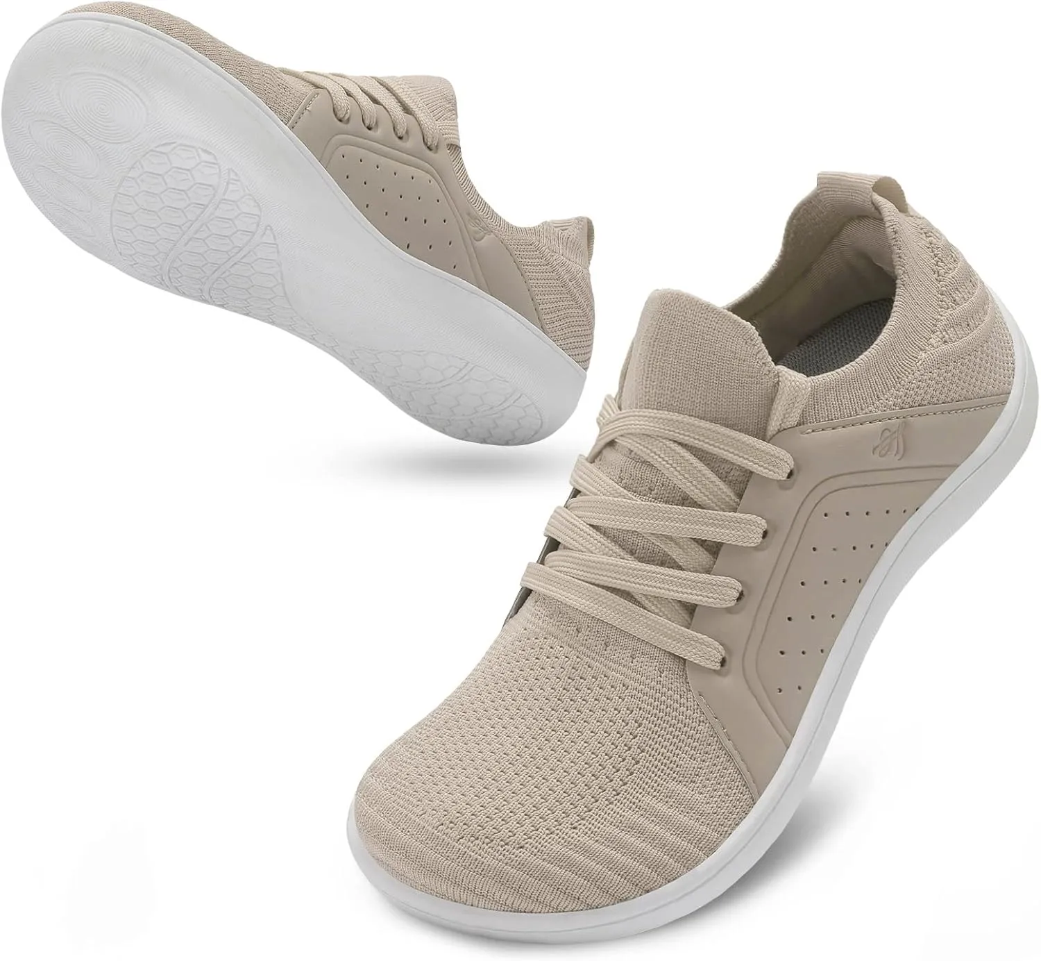 LeIsfIt Womens Walking Shoes Wide Toe Barefoot Shoes Breathable Minimalist Zero Drop Sneakers