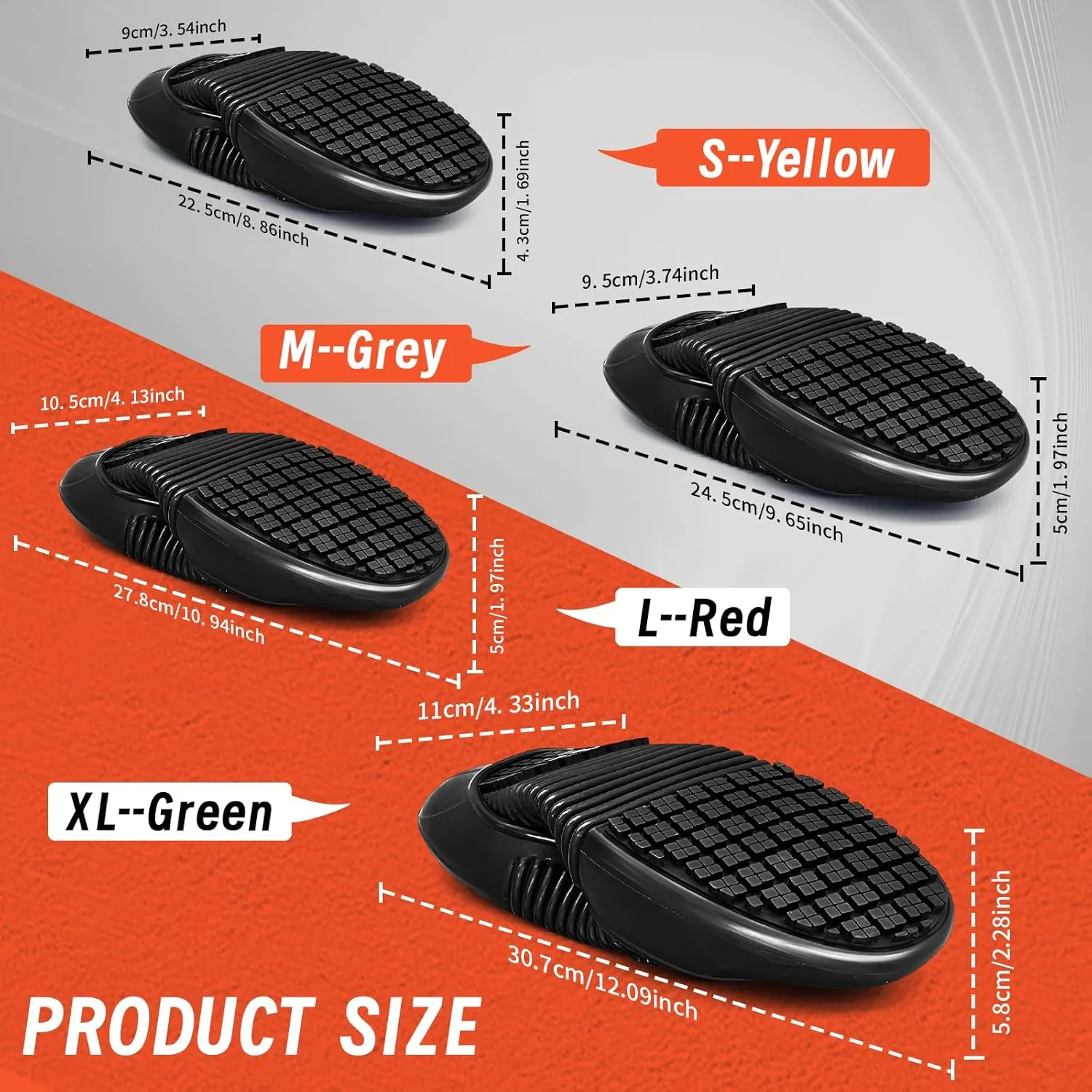 LG01 Crews Crew Guard Fuel oil Resistant (FO) Shoe Covers- CE/ASTM Anti-slip & Waterproof Rubber Overshoes for Work, Non-Slip Safety Protectors for Kitchen/Medical/Industry (Black, L（US7.5-10）)
