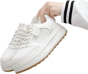 lilaBelle]Ins-Famous Women's Thick-Sole Athletic Sneakers 2025-4.5cm Leg-Lengthening Design, Lightweight Breathable Walking Shoes with Enhanced for Campus/Jogging/Streetwear
