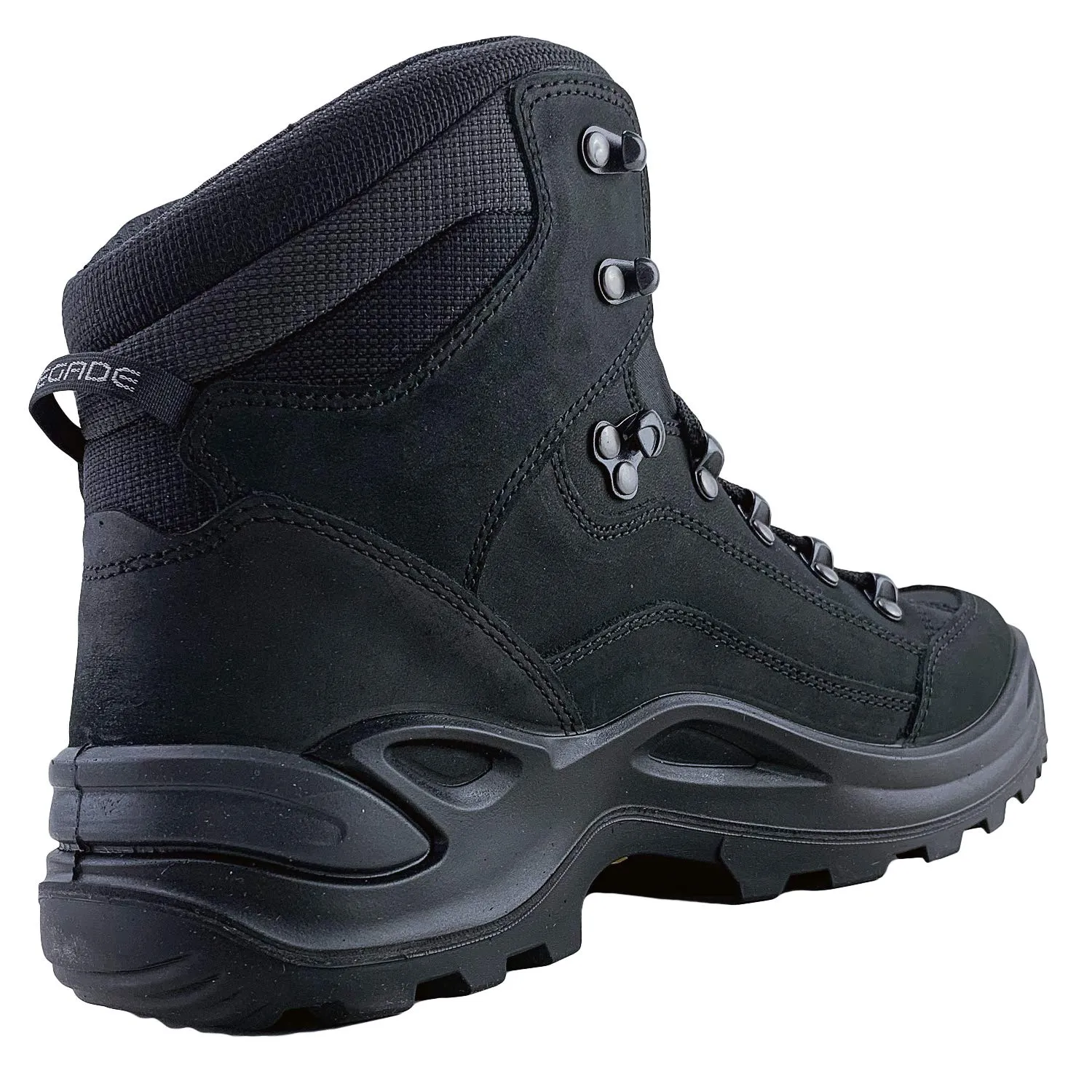 Lowa Womens Renegade GTX Mid Ws Nubuck Deep Black Boots 6.5 US