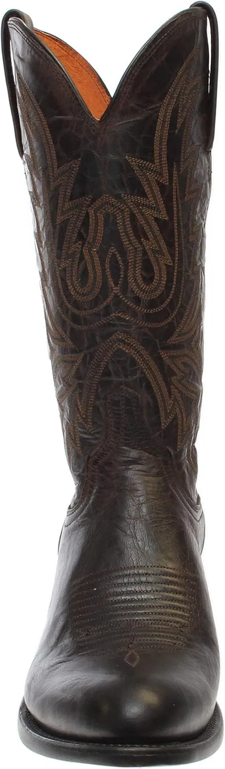 Lucchese Classics Men's Cole-ch Burn Md Goat Riding Boot