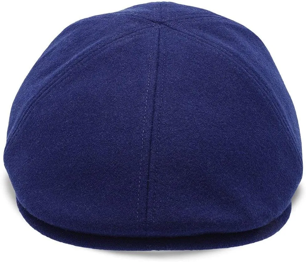Luxe Wool Grand Master Duckbill Cap – 6-Panel Classic Style with Soft Cotton Liner and Suede Brim Underside – Timeless Colors