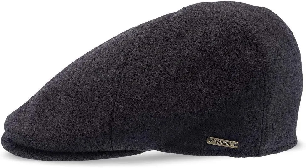 Luxe Wool Grand Master Duckbill Cap – 6-Panel Classic Style with Soft Cotton Liner and Suede Brim Underside – Timeless Colors