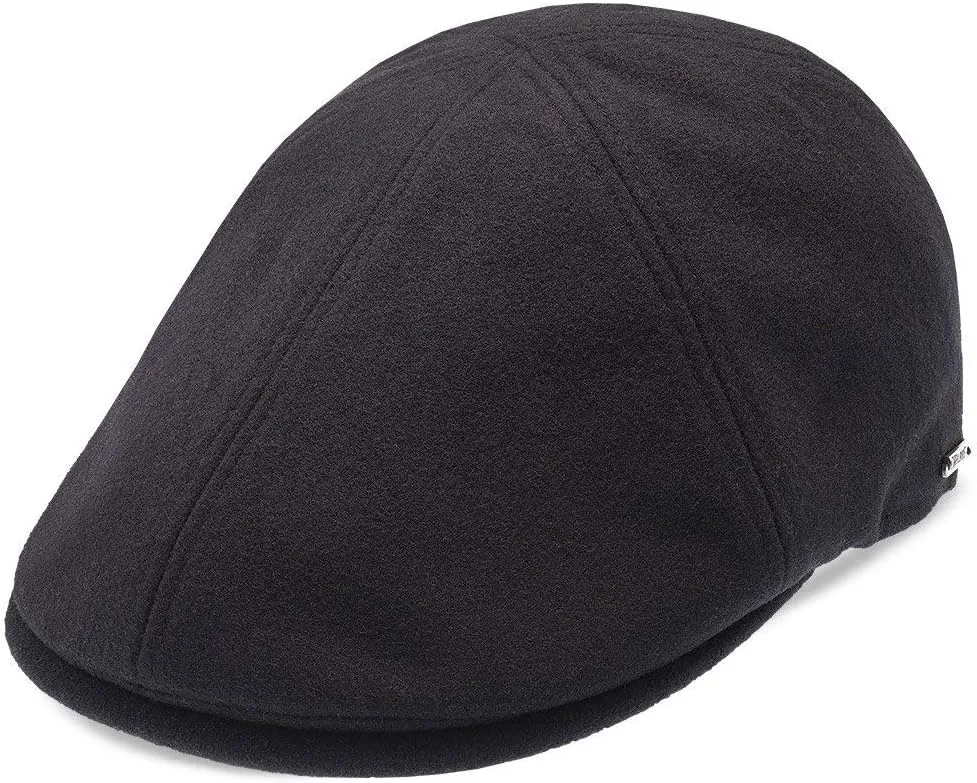Luxe Wool Grand Master Duckbill Cap – 6-Panel Classic Style with Soft Cotton Liner and Suede Brim Underside – Timeless Colors