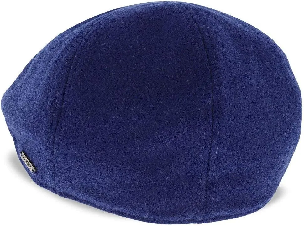 Luxe Wool Grand Master Duckbill Cap – 6-Panel Classic Style with Soft Cotton Liner and Suede Brim Underside – Timeless Colors