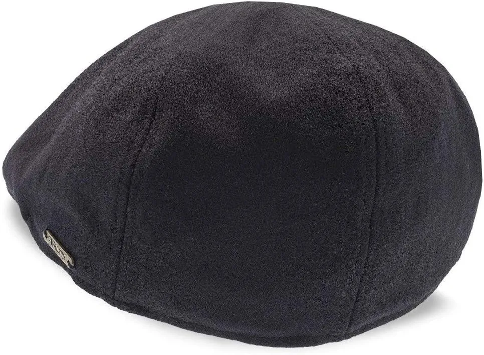 Luxe Wool Grand Master Duckbill Cap – 6-Panel Classic Style with Soft Cotton Liner and Suede Brim Underside – Timeless Colors