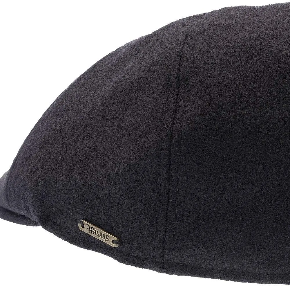 Luxe Wool Grand Master Duckbill Cap – 6-Panel Classic Style with Soft Cotton Liner and Suede Brim Underside – Timeless Colors