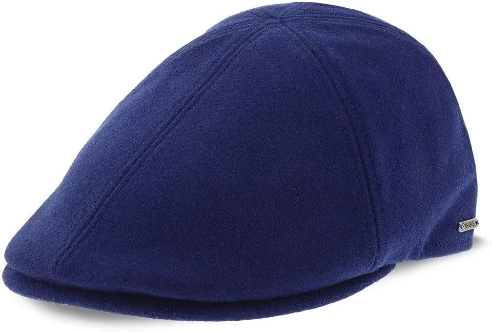 Luxe Wool Grand Master Duckbill Cap – 6-Panel Classic Style with Soft Cotton Liner and Suede Brim Underside – Timeless Colors