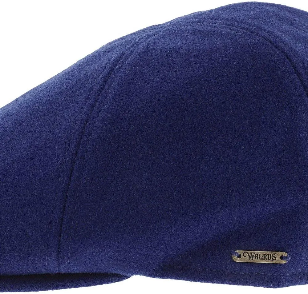 Luxe Wool Grand Master Duckbill Cap – 6-Panel Classic Style with Soft Cotton Liner and Suede Brim Underside – Timeless Colors