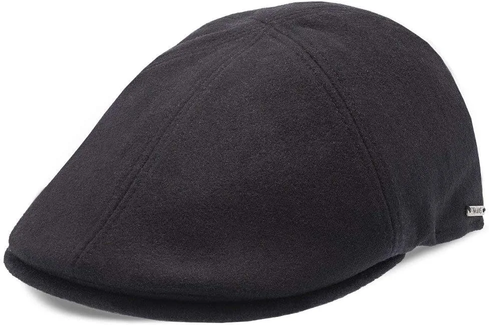 Luxe Wool Grand Master Duckbill Cap – 6-Panel Classic Style with Soft Cotton Liner and Suede Brim Underside – Timeless Colors