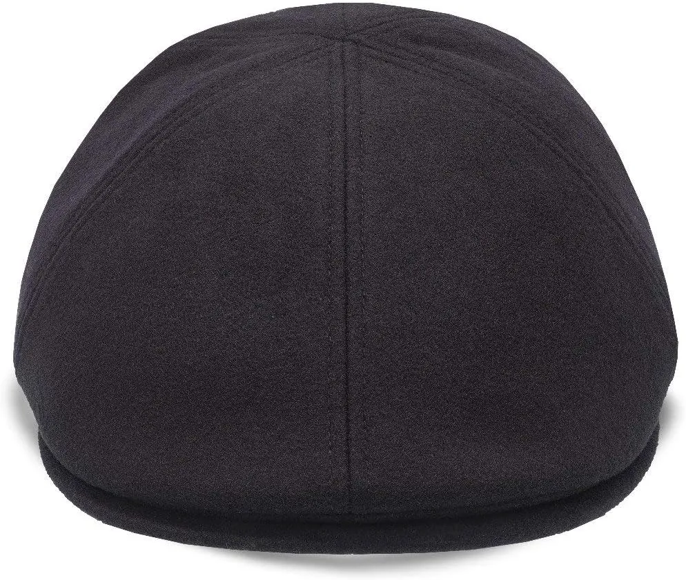Luxe Wool Grand Master Duckbill Cap – 6-Panel Classic Style with Soft Cotton Liner and Suede Brim Underside – Timeless Colors