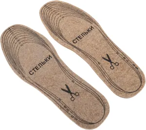 Make Shoes Fit 2 Pairs Warming Insoles Inserts for Winter Men's Women's Adjustable Comfortable