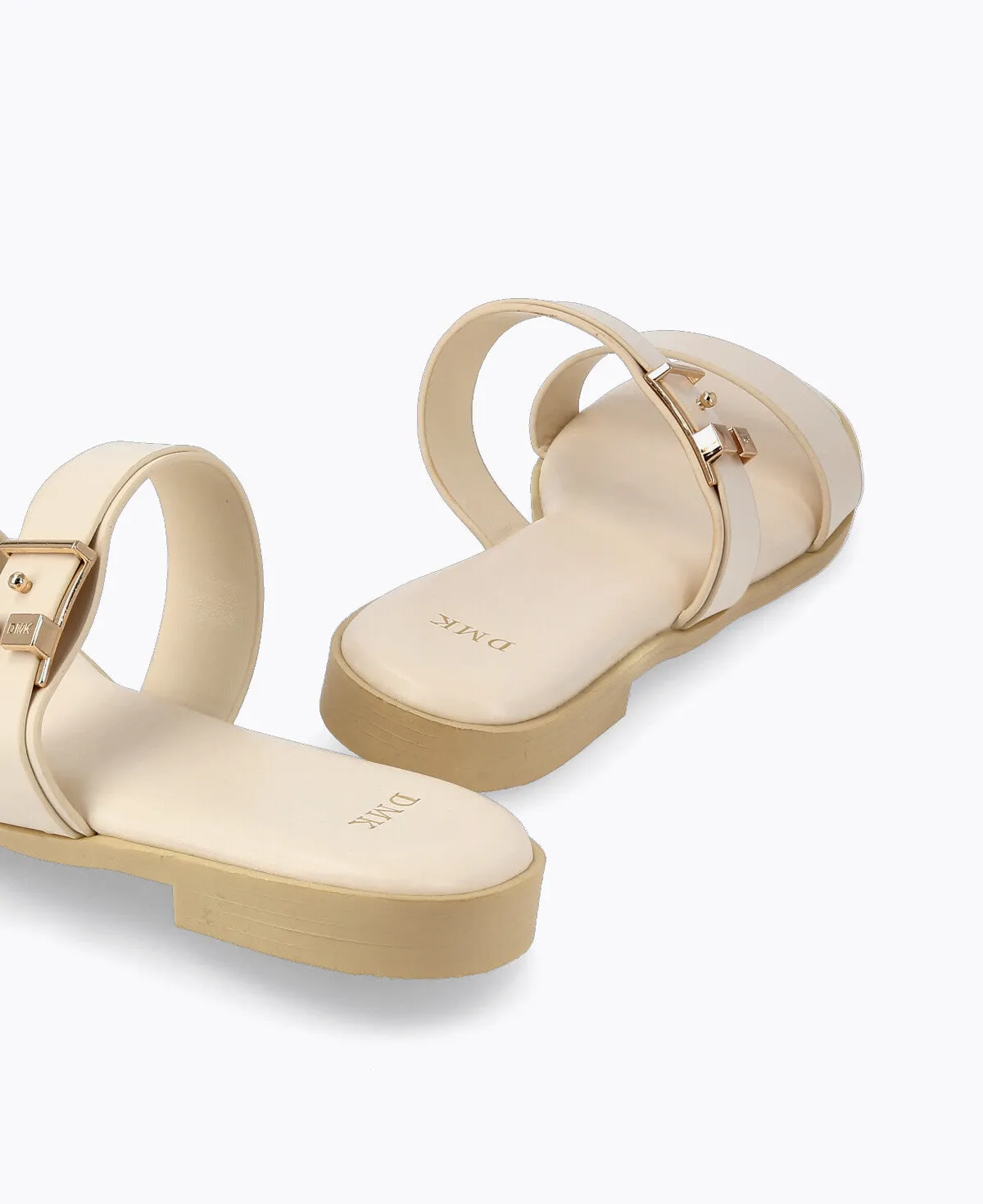 Mako Flat Sandals - Beige