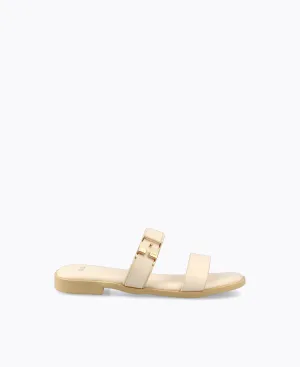 Mako Flat Sandals - Beige