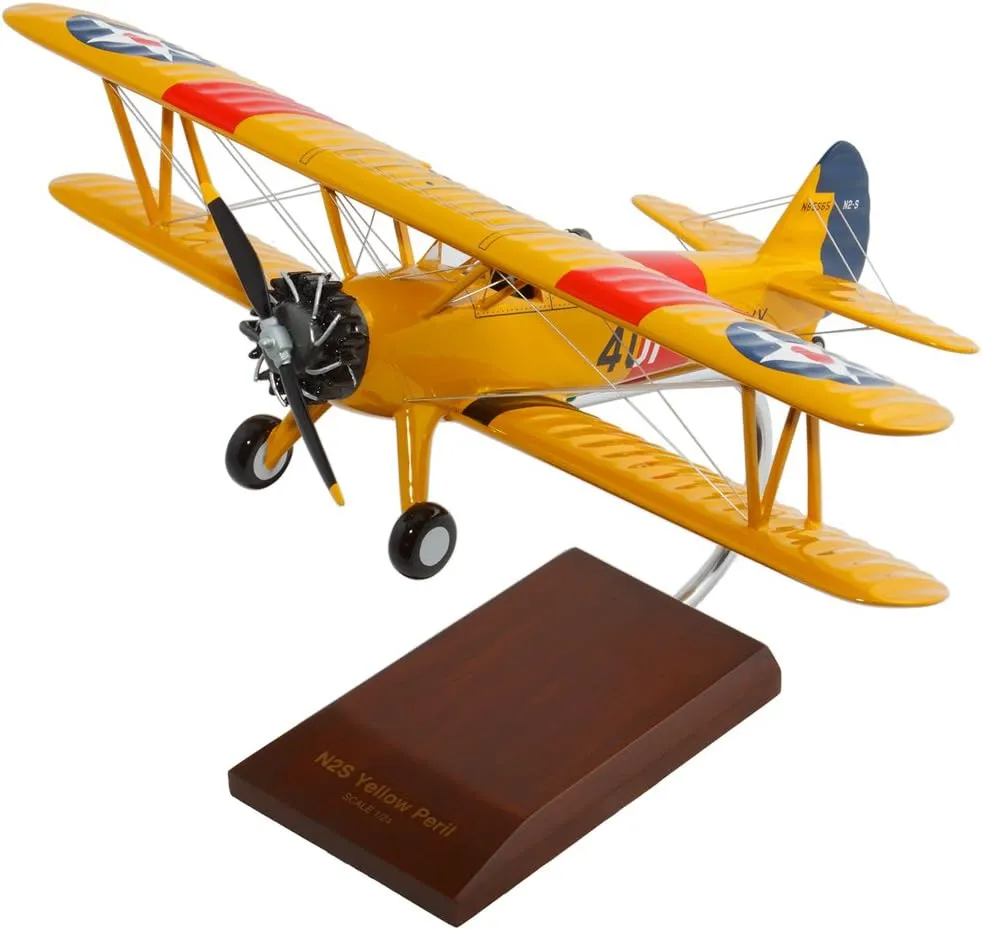 Mastercraft Collection Boeing N2S-2/3/4 Stearman Yellow Peril Model Scale:1/24