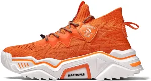 MATRUPLE Mens Fashion Sneakers High Top Casual Shoes Athletic Walking Mesh Comfortable Sports Shoe
