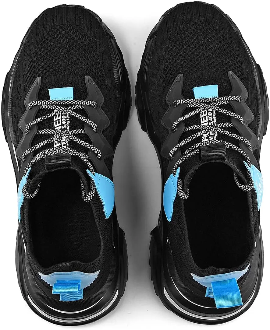 MATRUPLE Mens Fashion Sneakers High Top Casual Shoes Athletic Walking Mesh Comfortable Sports Shoe