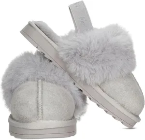 MeMoi Kids' Fluffy Slide Slingback Slippers