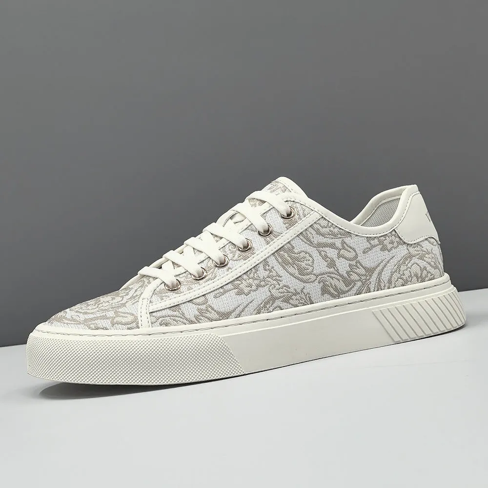 Men Fashion Breathable Slip-on Flat Canvas Shoes
