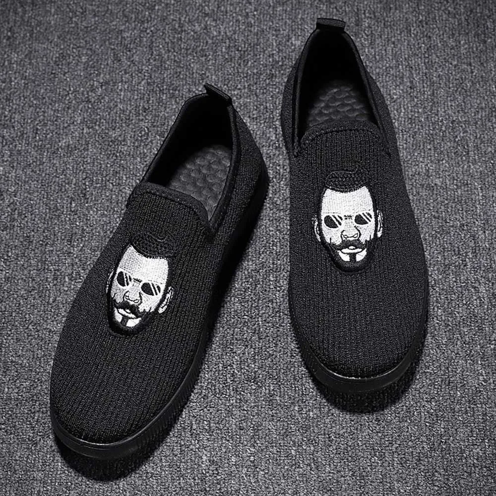 Men Mesh Breathable Flat Sneakers Running Shoes