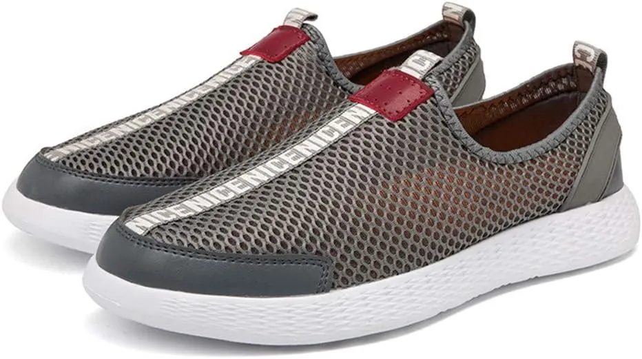Men Summer Breathable Loafers Fashion Mesh Casual Lightweight Hollow Shoes Comfortable Outdoor Driving Flat Stylish Moccasin
