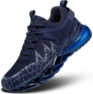 Mens Air Fashion Sneakers Blade Running Walking Shoes Comfortable Non Slip Work Sport Athletic Tennis Shoes