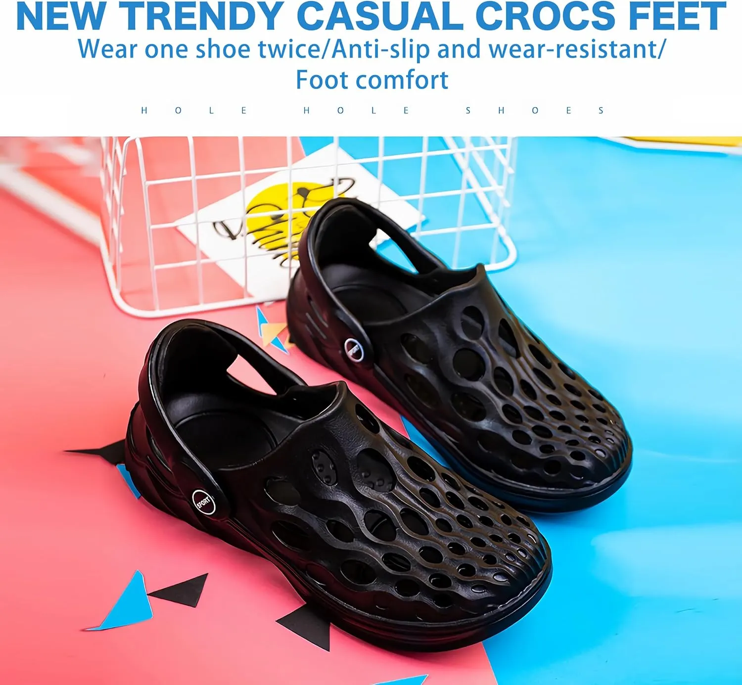 Mens and Womens Water Shoes for Beach, Pool and River, Quick-Drying Non-Slip Design
